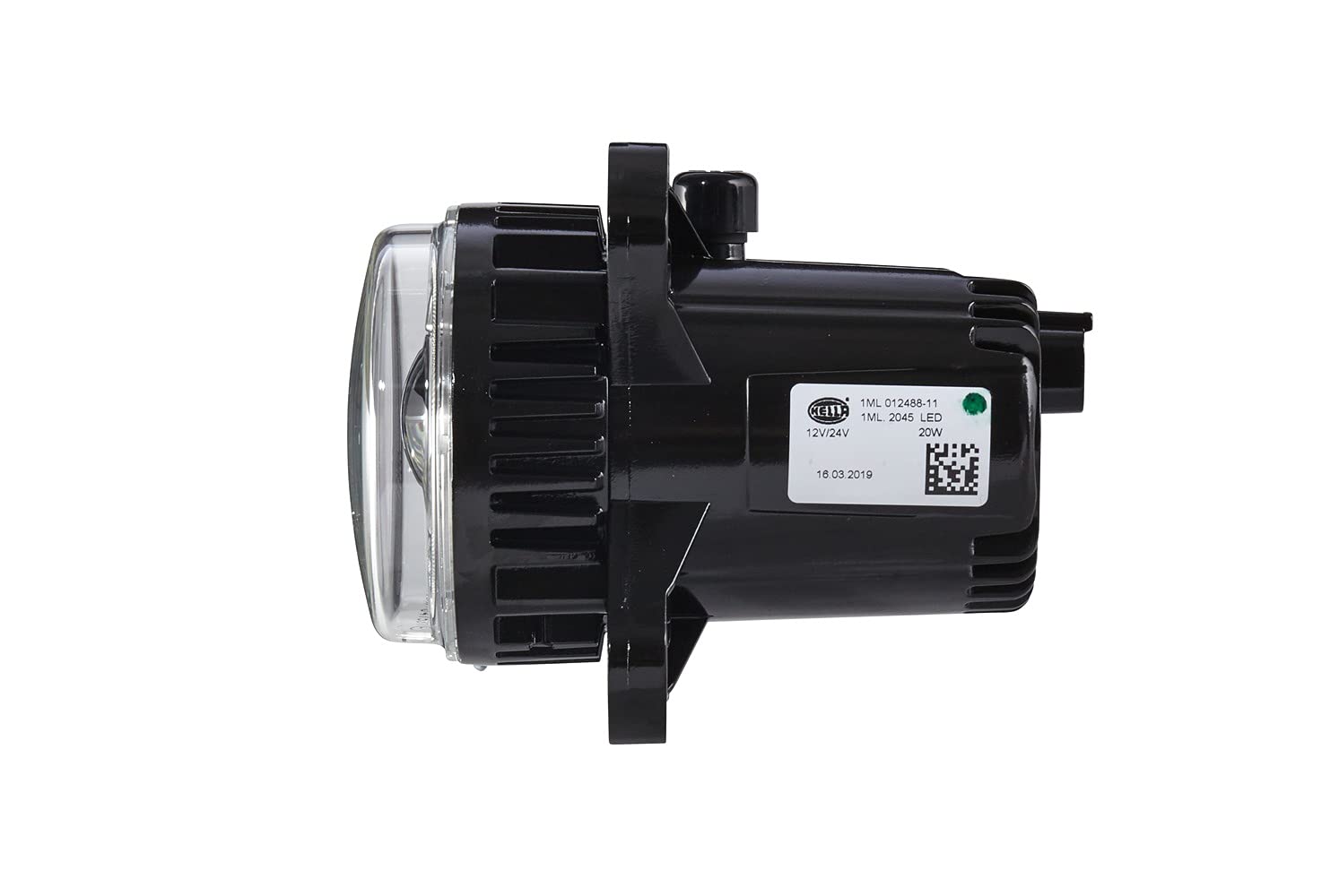 Projecteur Principal HELLA 90mm L4060 LED - 12/24V, Montage Encastré/Raccord Fileté - Pour Camions, Bus, Tracteurs, Camping-cars - 3