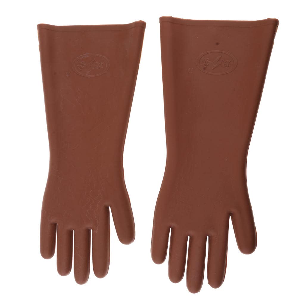 Guanti pesanti, guanti da lavoro, Guanti da lavoro impermeabili rivestiti in gomma, guanti da giardinaggio, guanti da lavoro di sicurezza Guanti caldi, resistenti all'usura e antivento, guanti da giar