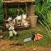 JOINPAYA 2Pcs Miniature Dollhouse Chainsaw: Mini Garden Chainsaw Figurine PVC Fairy Garden Accessories for Landscape Decoration