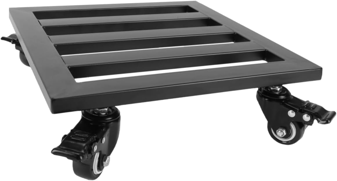 Square Flower Pot Tray with Wheels Plant Stand Appliance Dolly Rolling Plant Stand Heavy Duty Pot Holder