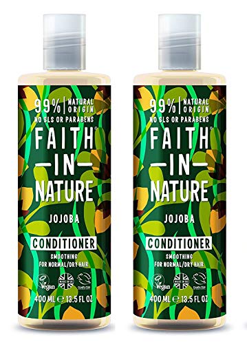 Image of (2 Pack) - Faith in Nature - Jojoba Conditioner | 400ml | 2 PACK BUNDLE
