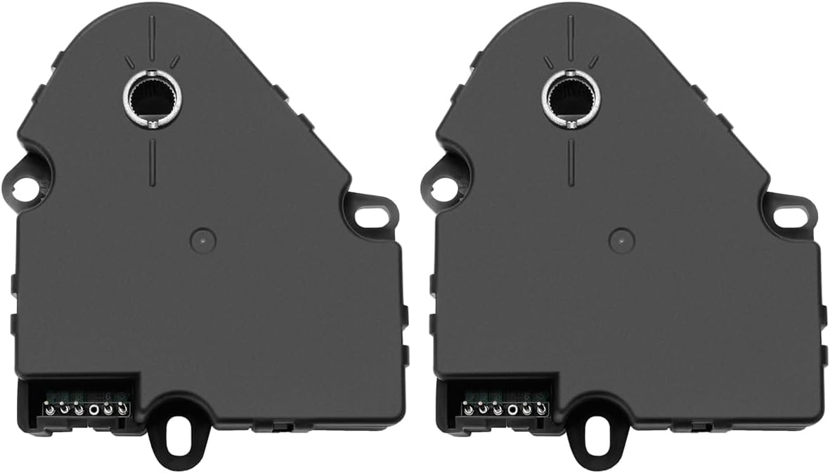 CCIYU Air Door Actuator HAVC Heater Blend Door Actuator for 2009-2012 for Chevy for Traverse,07-12 for GMC for Acadia,2008-2012 for Buick for Enclave,07-10 for Saturn for Outlook 604-140 2PCS