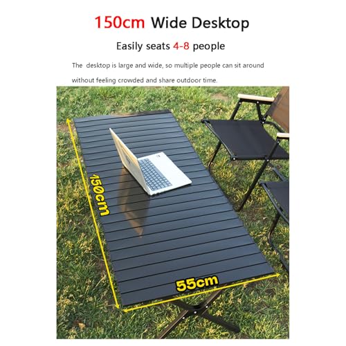 Table pliante portable et légère pour finir avec le manque d'espace de camping - 3