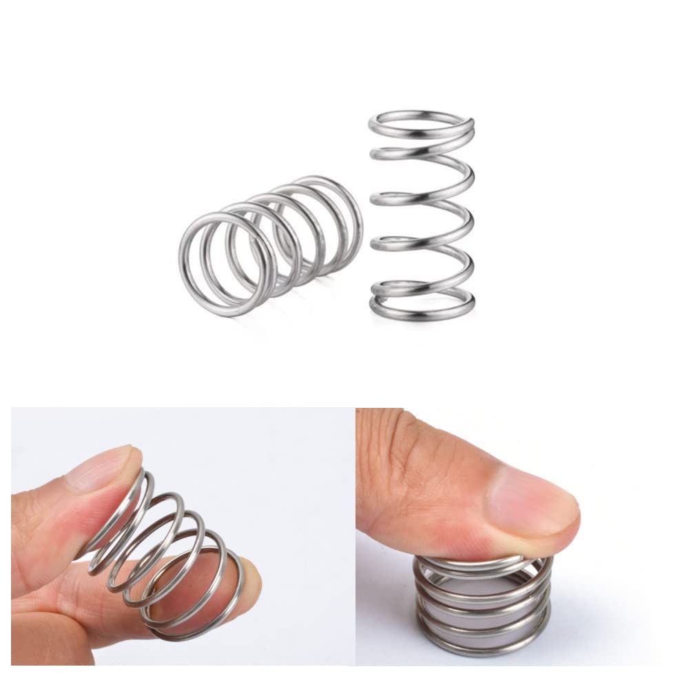 SellGood Molle Metalliche 10 pz 304 in Acciaio Inox Conico Molla di