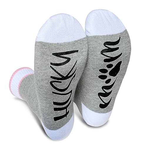 Image of Ziyouza Husky Mom Socks, Gift for Dog Pet Owner, Dog Mother, Dog Mama, Dog Lovers, Puppy Lovers, Novelty Gift for Thanksgiving Christmas Birthday Mother's Day, 1 Pair-39
