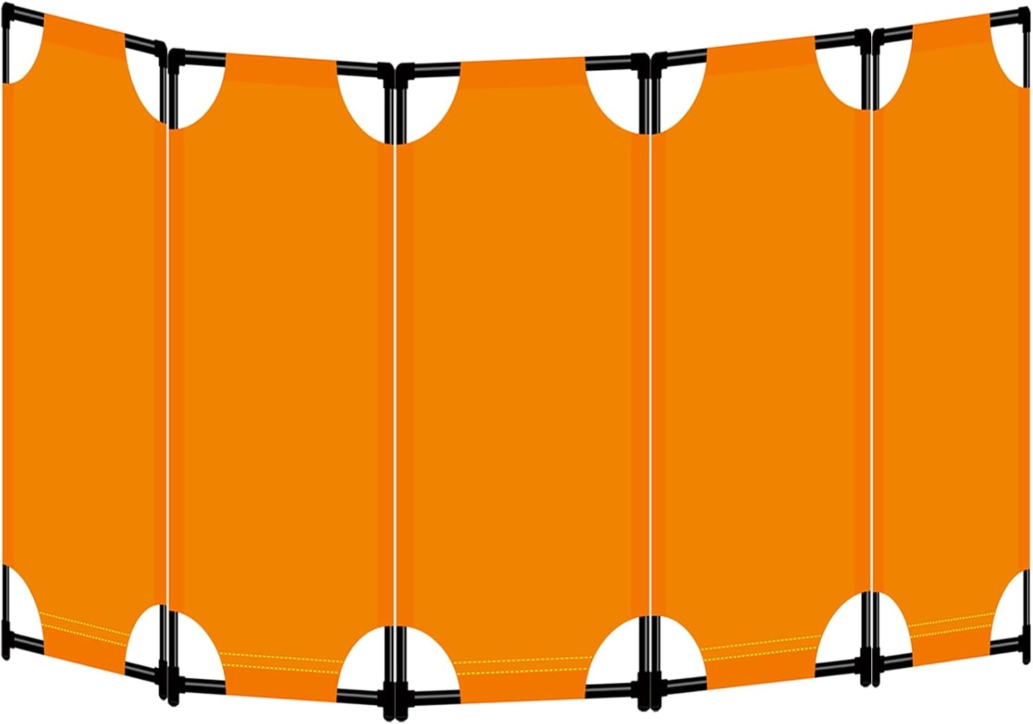 Flexible Industrial Welding Curtain Screens - Spark Guard Barrier with Frame & Lacing Ties for Safe Welding Areas - Durable, Heat-Resistant, Easy Installation