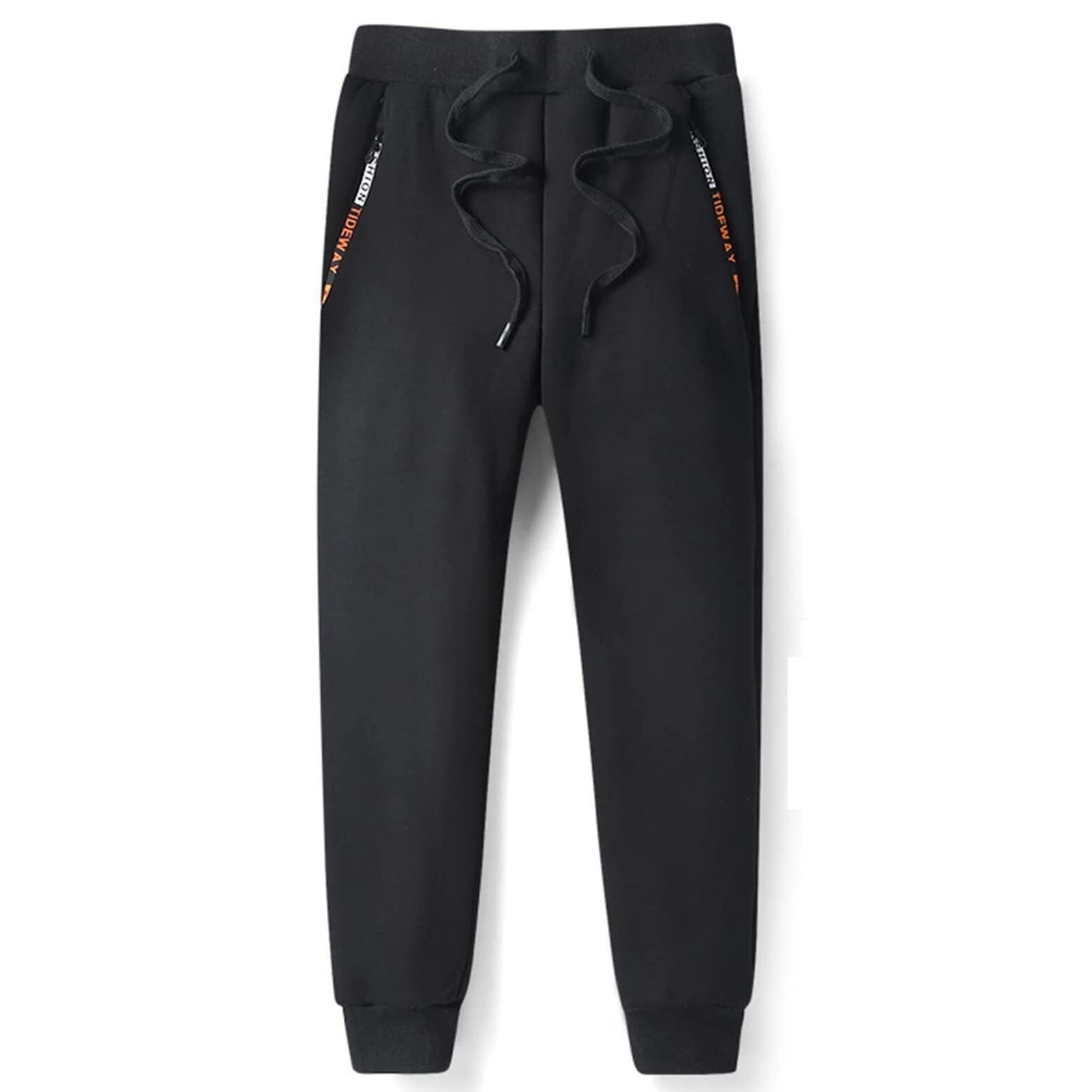 WEITING Pantaloni da Jogging, Pantaloni da Allenamento da Uomo in Pile con vestibilità Dritta, Pantaloni della Tuta con Tasche Ed Elastico in Vita, Pantaloni Pantaloni Uomo