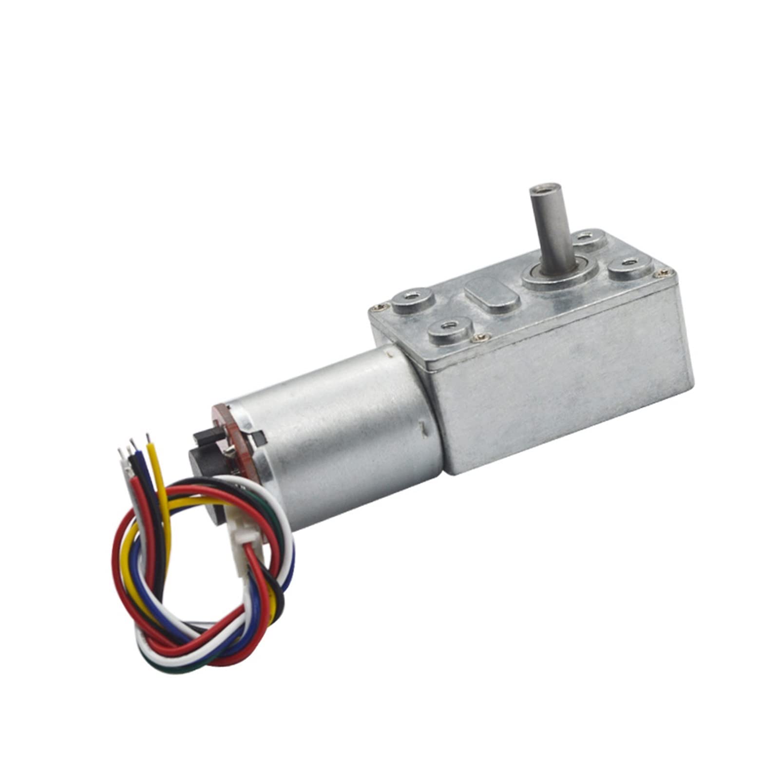 Gleichstrommotor 6 V 12 24 U/min 10 18 23 30 40 90 150 Selbstsperrender Hall-Encoder Schneckengetriebe-Untersetzungsmotor JGY370 Getriebemotoren:, Spannung: DC V)(Dc 6v,90)