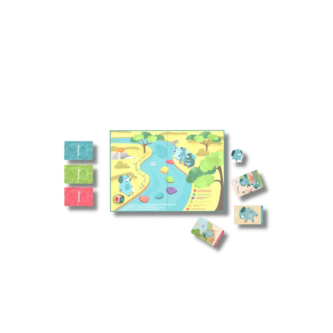 Coffret fabriqué en France - Je développe mon empathie & je partage (idée cadeau naissance bébé jeu éducatif développement bébé développer empathie partage)