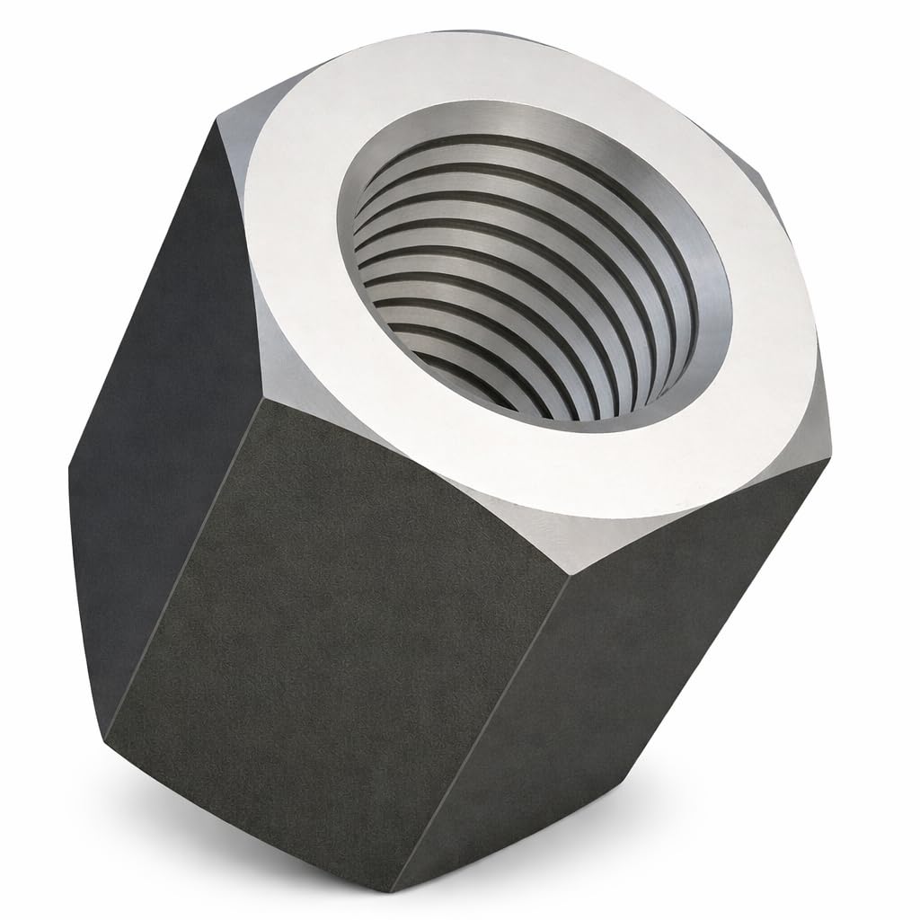M6 Dado Esagonale Lungo (18mm 10mm) di Acciaio Legato Zincato per Connessioni a Vite (Quantità dei 25) Lunghezza 18mm