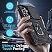 Janmitta Compatible with Samsung Galaxy S26 Case Built in Slide Camera Lens Cover+Screen Protector+Finger Ring Holder Kickstand,Heavy Duty Shockproof Full Body Phone Cover,2026 Black