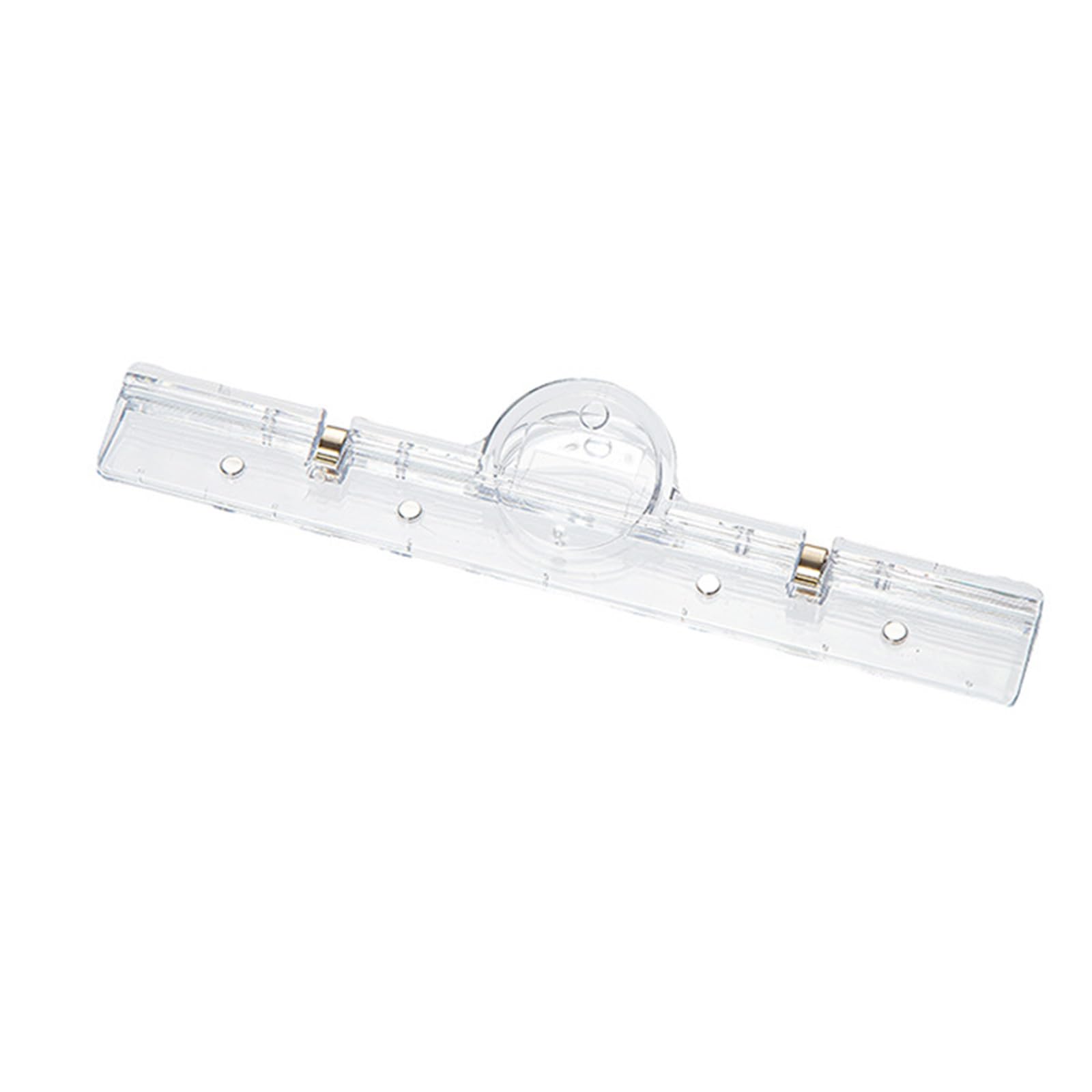 RGYBAO Clear Acrylics Magnetic Clip Long Paper Clamp Magnetic File Clip Strong Magnet Document Holder Clip for Office School