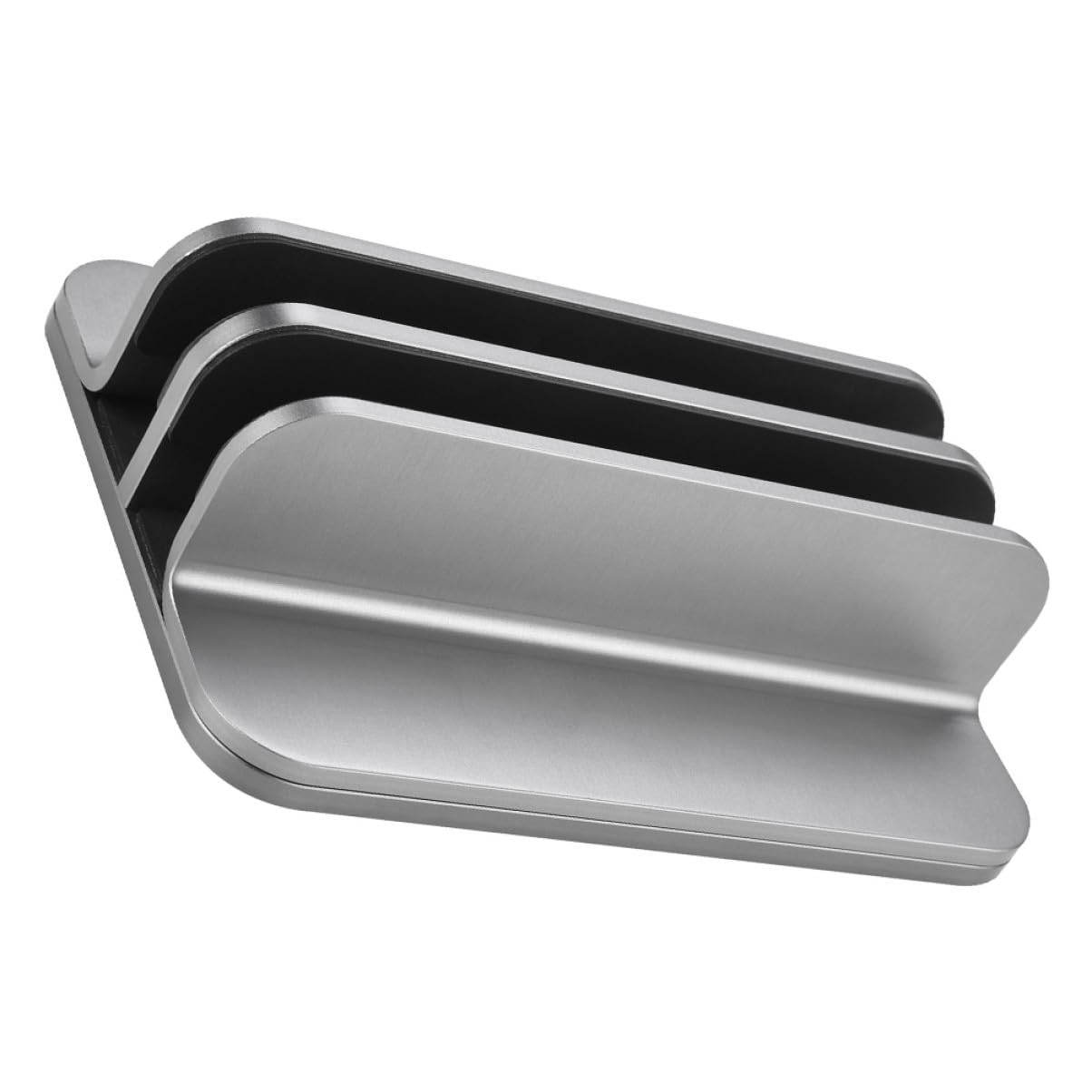 SHINEOFI Supporto Verticale per Laptop in Alluminio Staffa da Scrivania Durevole e Salvaspazio Porta Notebook e Tablet per Raffreddamento e Organizzazione Desktop