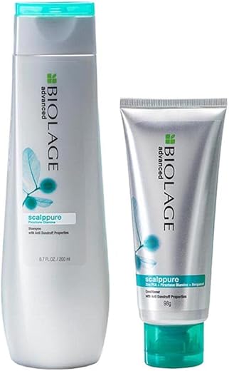 Biolage Scalppure Professional 2-Step Anti-Dandruff Regime Used in Salons | Removes Visible Flakes from 1st Use | Shampoo + Conditioner Scalp Combo…