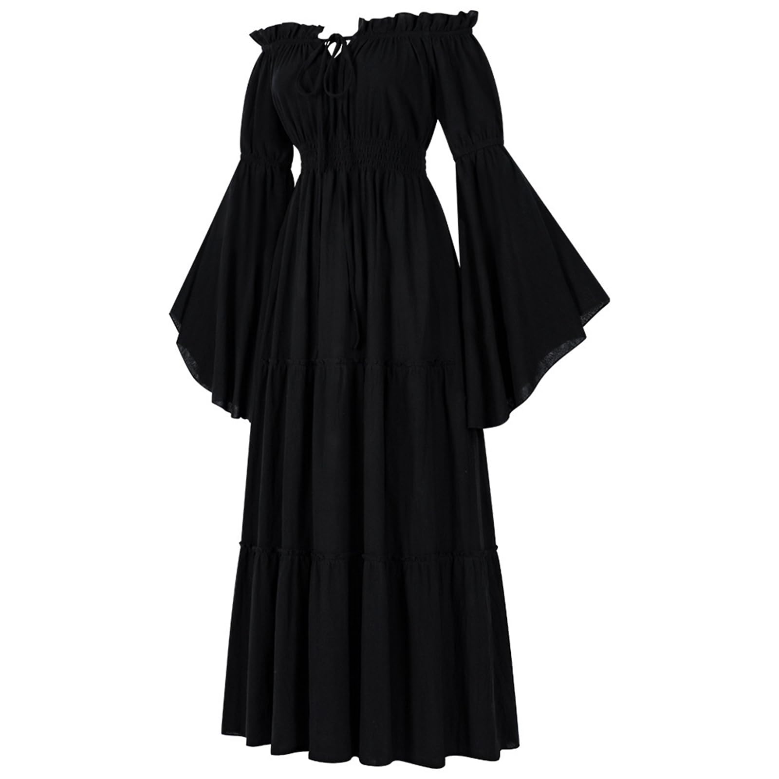Mittelalter Kleid Damen Viktorianisches Renaissance Maxikleid Vintage