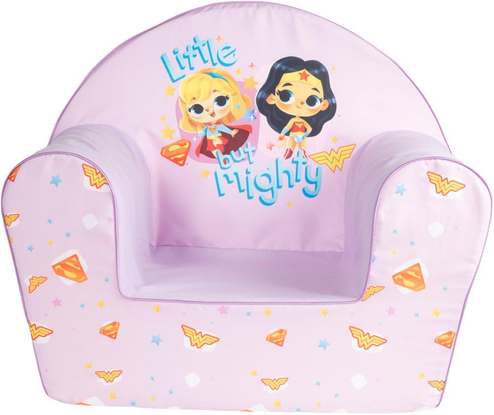 TATAWAY DC Comics Wonder Woman Childrens Armchair - Comfortable and Safe - Perfect for Children's Rooms and Play Corners