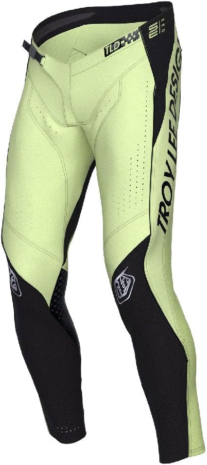 Troy Lee Designs Offroad Motocross Dirt Bike ATV Motorcycle Powersports Racing Pants for Men, SE Pro (Drop in Black/Glo Yellow, 30)