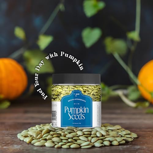 Image of Jivo Raw Pumpkin Seeds | Healthy Snack for Breakfast | High in Fiber & Antioxidants | Ideal for Diets & Weight Management | Nutritious Superfood for Daily Wellness | Hygienically Packed - 400g