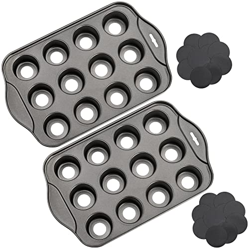 Comparison: Best Mini Cheesecake Pan 6 Tosnail 2 Pack 12 Cavity Mini Cheesecake Pan with Removable Bottom