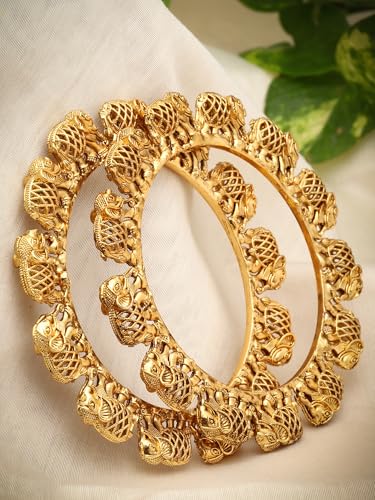 Image of Shining Diva Fashion Bangles for Women Girls Set of 2 Traditional Stylish Design