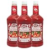 Master of Mixes Strawberry Daiquiri/Margarita Lite Drink Mix, Ready To Use, 1.75 Liter Bottle 59.2 Fl Oz, Pack of 3