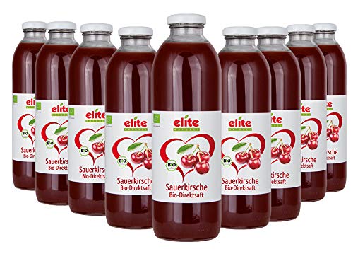 Elite Naturel Bio Sauerkirsche 100% Direktsaft, naturtrüb, 9x 700 ml Cover