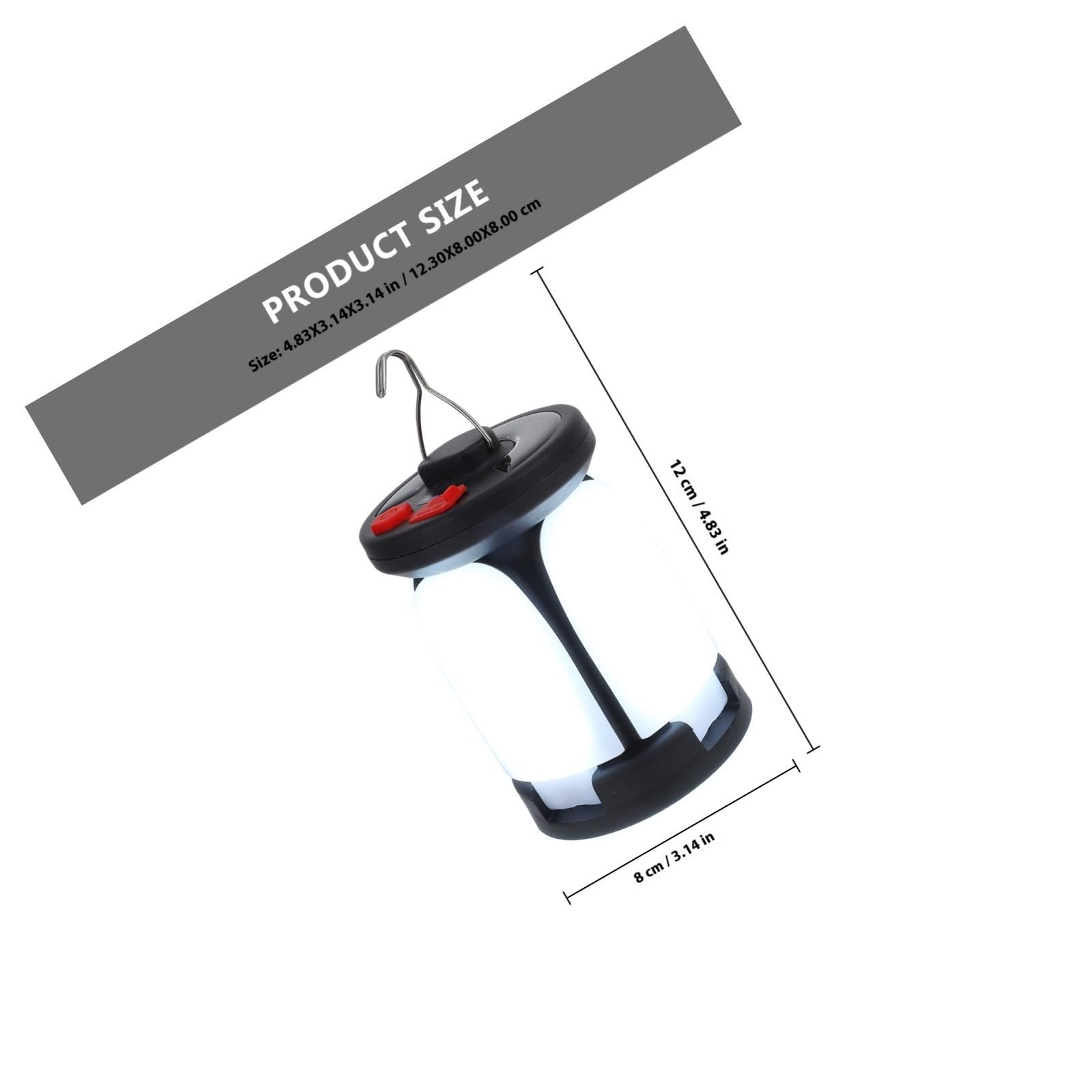 Toddmomy Lámpara Solar de Camping Portátil Luz LED de 30w, Batería de 1200mah, Material Abs y Función de Iluminación de Emergencia para Actividades al Aire Libre