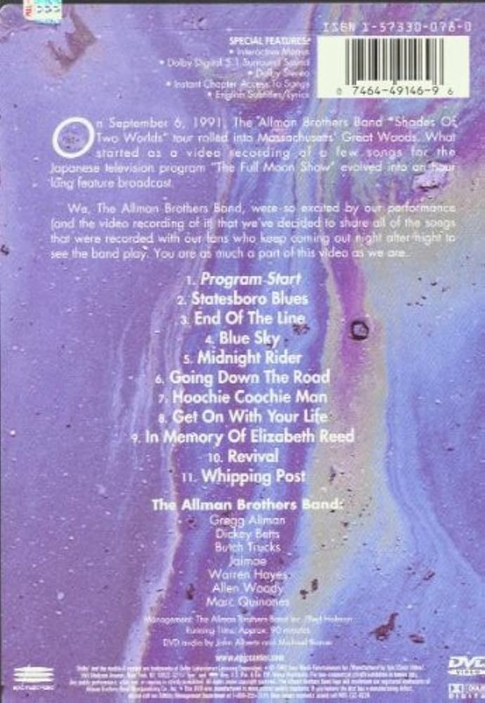 その他 Live at Great Woods [DVD] 9jupf8b Amazon.com: Live At Great Woods [DVD] : The Allman Brothers