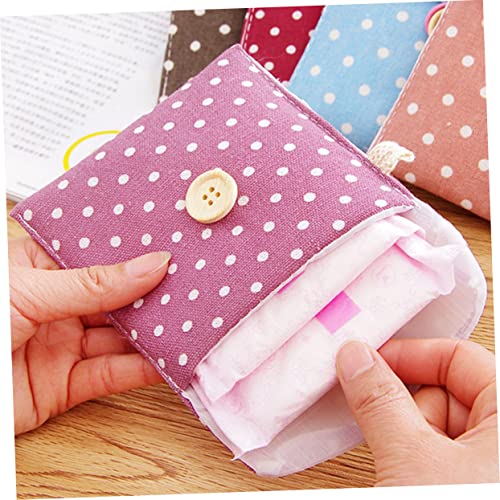 Bolsa portátil de lona para toallas sanitarias KOMBIUDA 10 pcs miniatura 6