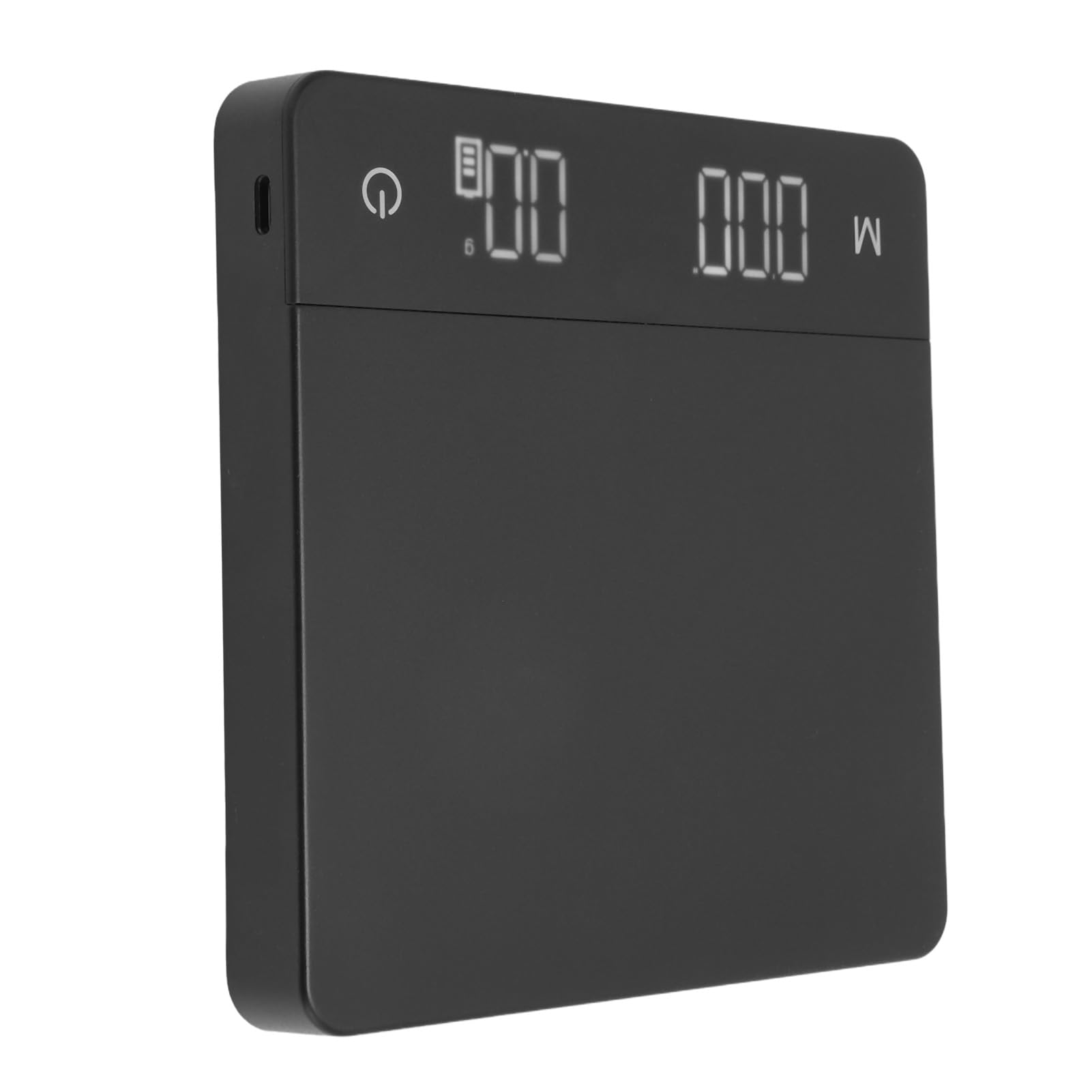 Mini balance à café rechargeable avec minuterie, balance à expresso, balance précise de 0,1 g pour expresso et verser sur le café, balance de cuisine numérique portable ﻿ (5 kg/0,1 g)