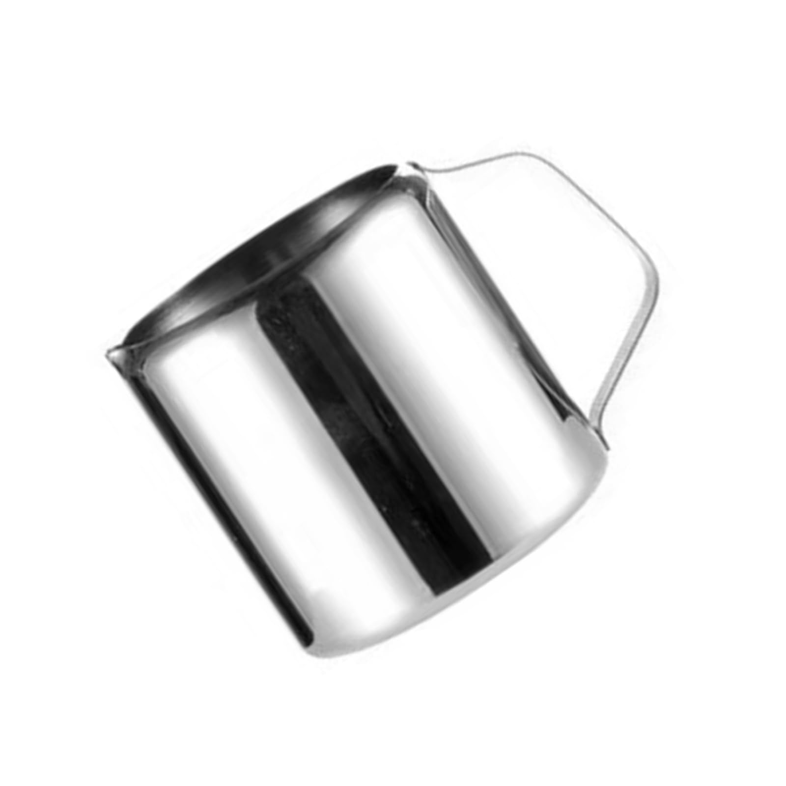 MALSSE Streamlined Designs Milk Frothing Pitcher Unique Milk Frothing Cup Sturdy Latte Pitcher for Pouring Control Steamers Cup