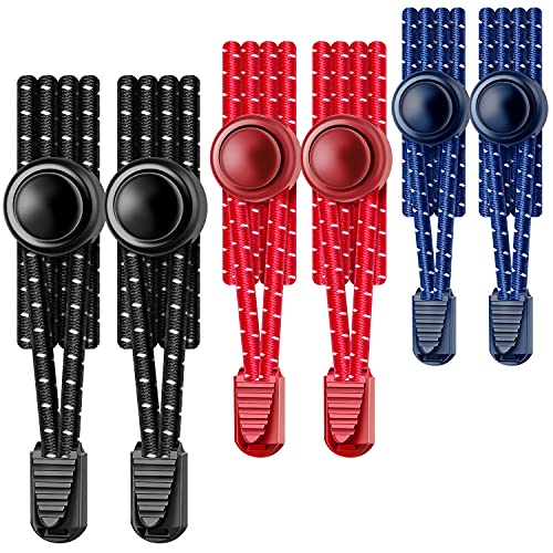 Image of UpUGo Elastic Shoe Laces, No Tie Shoe Laces Tieless for Kids, Adults, Elderly, One Size Fit All