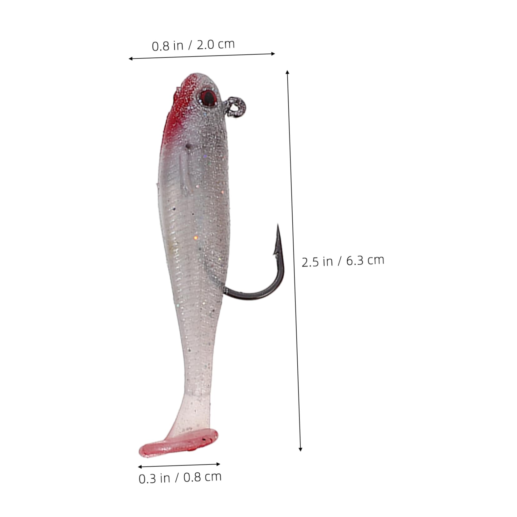 UKCOCO Bassköder Angelköder Angelbedarf Weiche Bassköder Für Salzwasser Kunstköder Künstliche Hunter Spoons Forellen Angelköder Farbiger Angelköder Aus Edelstahl
