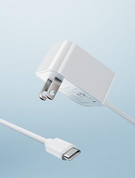 12V USB-C AC/DC Adapter Compatible with 8,8.5,10 Wall Fan, USB Type C Plug,1.8M/5.9 feet
