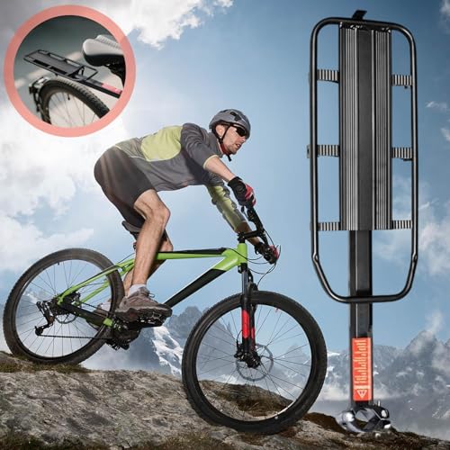 Portabultos trasero de aluminio para equipaje y mochila de bicicleta de ruta 3