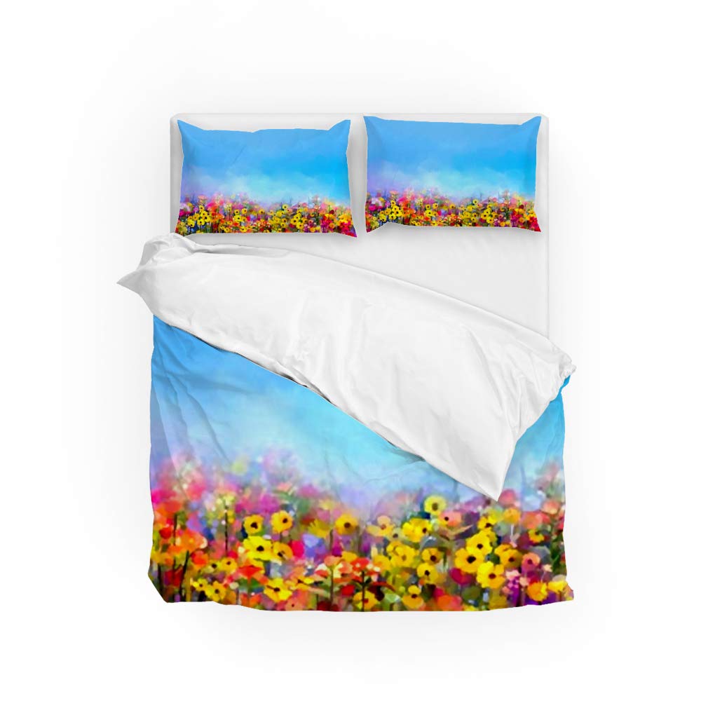 Housse de couette ultra douce microfibre pour éviter la transpiration