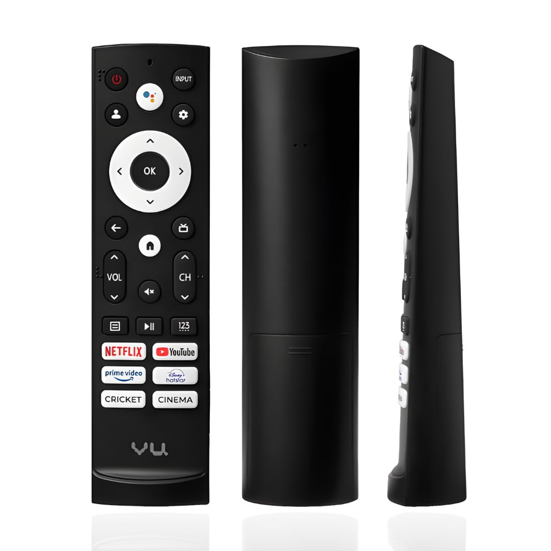 K2 Remotes Fit for VU Cinema GloLED 4k Smart LED Google/Android TV Remote Control Non-Voice (Without Bluetooth) Compatible with Hotstar, Prime, YouTube OTT Hotkeys Remote Controller (B0CTQ7Q88V) Amazon Price History, Amazon Price Tracker