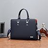 FSD.WG Sac d'affaires Pour Homme,Mallette en Cuir Imperméable,Sac d'affaires Pour Ordinateur Portable Pour Affaires, Ecole, Voyage, Détachable