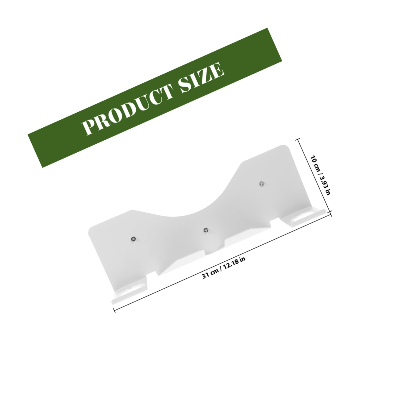 Mipcase Supporto a Muro per Visore Vr e Controller in Ferro Bianco, senza Bave, Protegge Dispositivo Vr, per Uso Quotidiano e Negozi