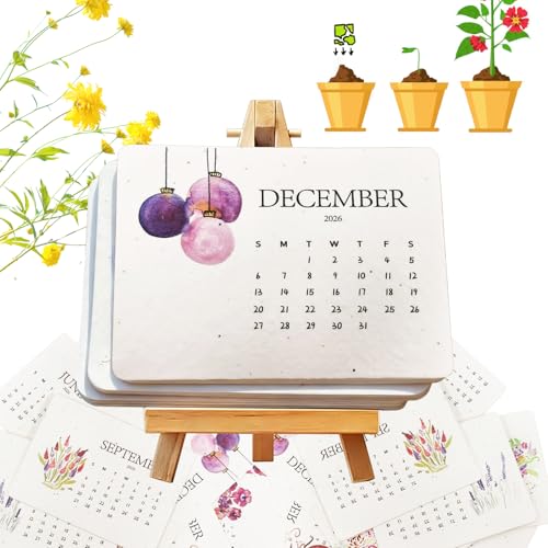 2026 Plantable Seed Calendar and Monthly Planner