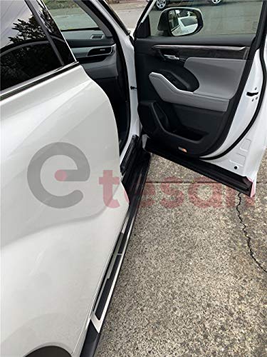 Running Boards Fit For 2020 2021 2022 Toyota Highlander Xu70 Side Step Nerf Bar #TOP6