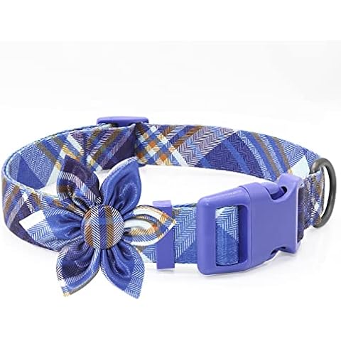Tartan Boy Dog Collar with Bowtie Cover