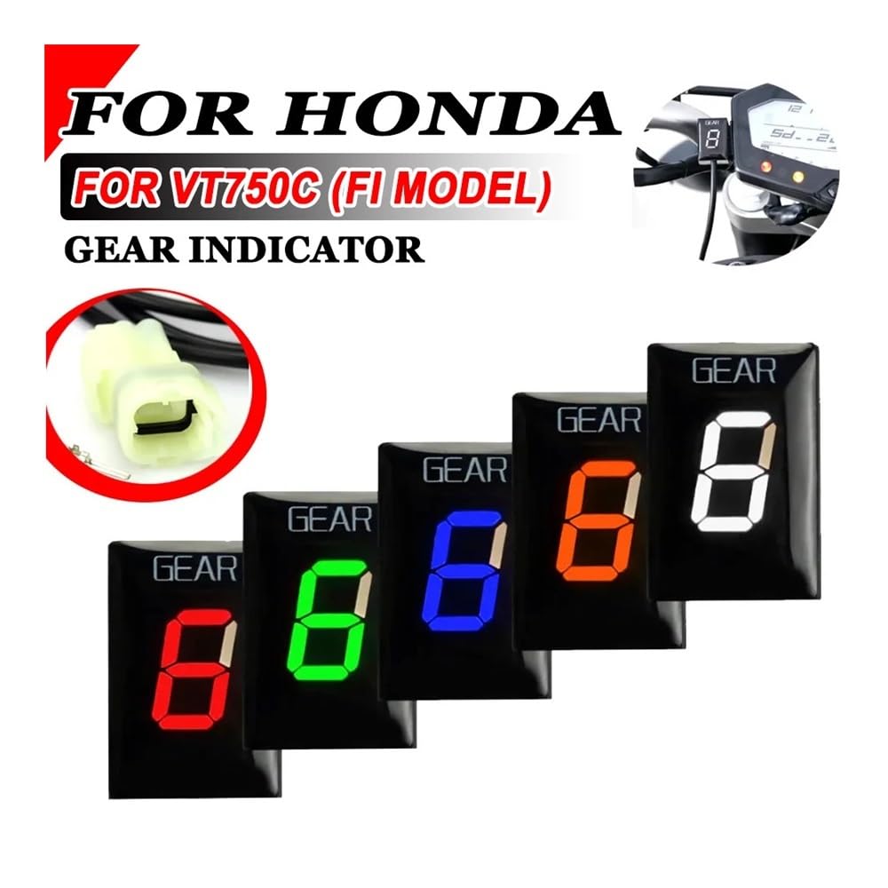 Digital Gear Indicator For Honda Shadow 750 VT750C (2007-2017) - Motorcycle Gear Display