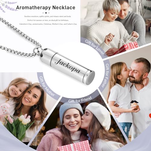 Collar aromaterapia personalizado en acero inoxidable miniatura 5