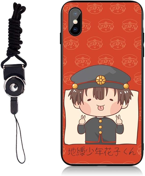 Amazon Co Jp Liling阿七 地縛少年花子くん はなこくん 風 Iphone 6 7 8 X 11pro Max ケース 携帯ケース カバー Tpu 背面ガラス 鏡面 ミラー かっこいい 携帯カバー 強化ガラス 背面カバー 家電 カメラ
