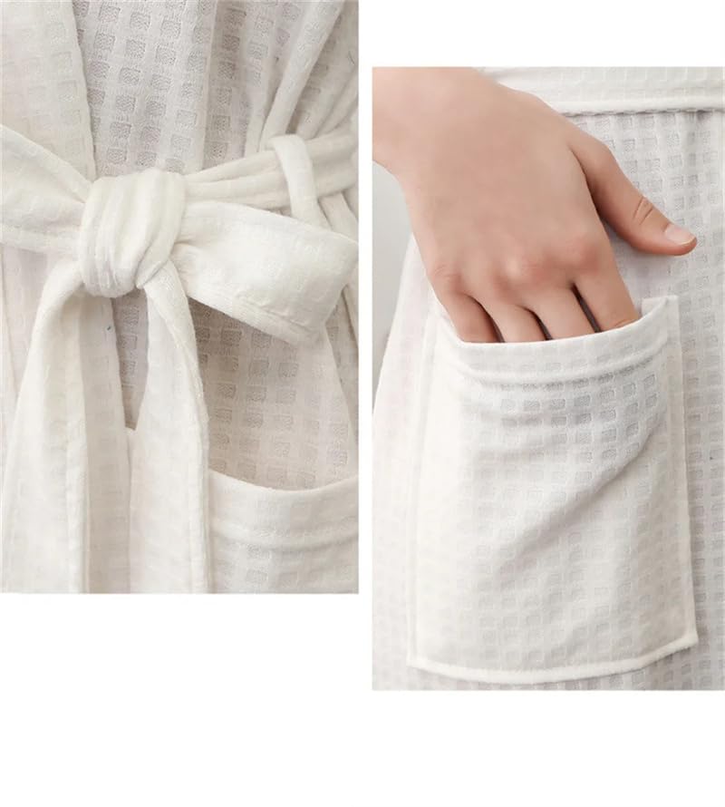 REHJJDFD Męski szlafrok kąpielowy kimono ręcznik szlafrok damski seksowny szlafrok z dekoltem w serek domowe szlafroki bielizna nocna miłośnicy