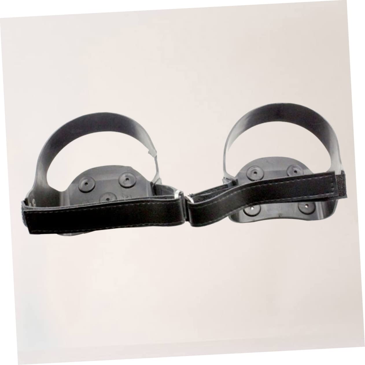 2paires Crampons De Glace Silicone Avec Dents Antidérapants Pour Randonnée Et Neige Pour Bottes Et Chaussures Design Réfléchissant