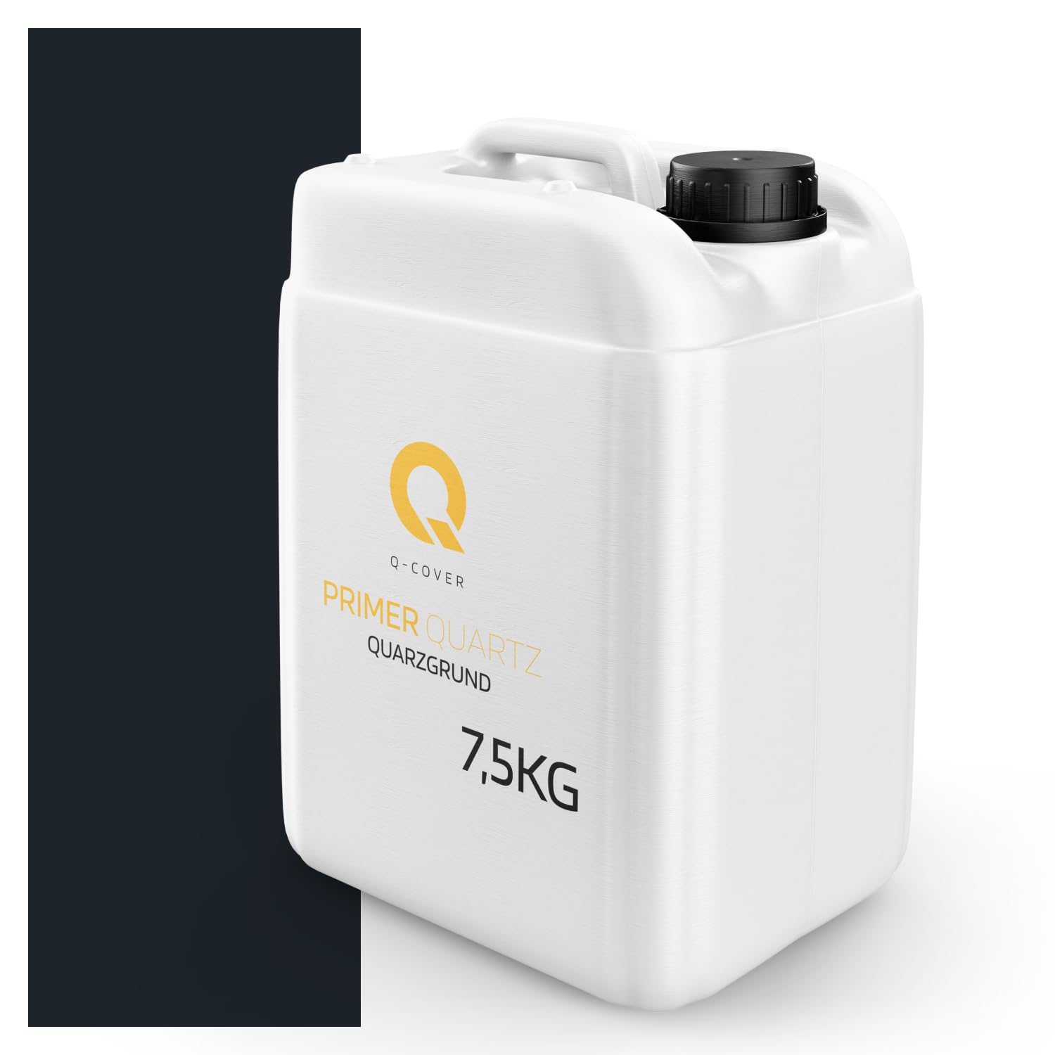 Quarzgrund für Dekorativer Putz mit Mica Graphit D925 7,5KG | Acrylatdispersion Grundiermittel Innen & Außen für Wände und Decken Grundierung Schutz Mosaikputz ca. 0,3-0,4 KG/m2