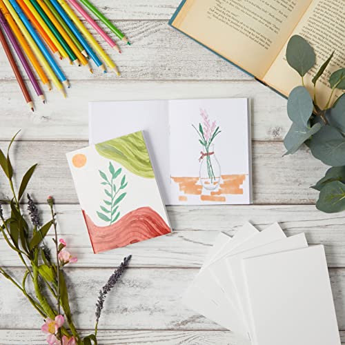 24 Pack Blank Books For Kids To Write Stories, Unlined Journals For Students, Teachers (White, 4.3X5.5 In) #TOP3