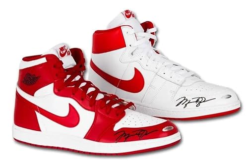 Michael Jordan Autographed Shoes Nike Air Jordan 1 Retro High